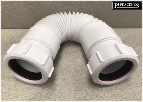 Flexible waste pipe coupling - waste,