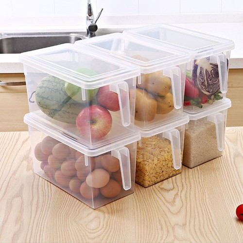 4pcs clear fridge box with - clear,