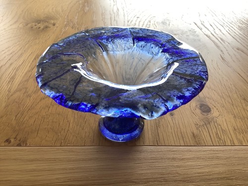 Art glass signed - art, glass,