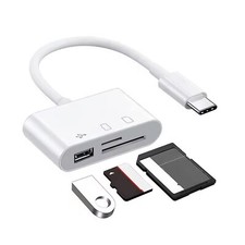 USB C SD Card Reader, Micro SD to Type C OTG Adapter for SDHC SDXC TF