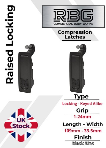 Compression latch raised - 2x,