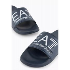 EA7 Emporio Armani AF15118 0108 Visibility Sea World Flip Flop Sliders Navy