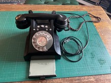 Vintage Bakelite 1957 328 Black GPO Telephone