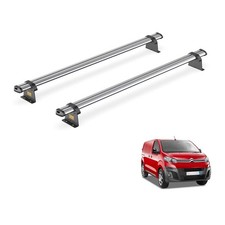 Peugeot Expert Roof Rack for 2016+ Compact 2x Roof Bars Van Guard Ultibar Trade