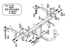 Swan Neck Tow Bar For FIAT