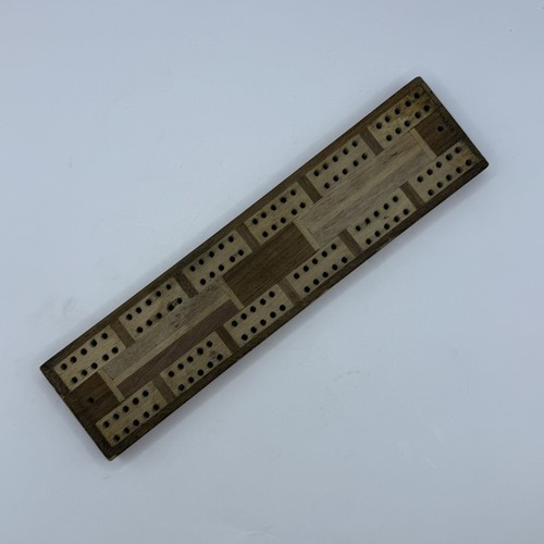 Vintage wooden cribbage - cribbage, board