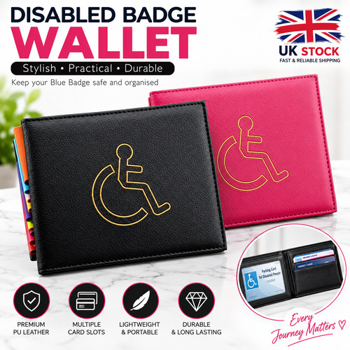 Soft leather disabled blue - soft,