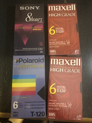 Sony maxell vhs video - maxell,