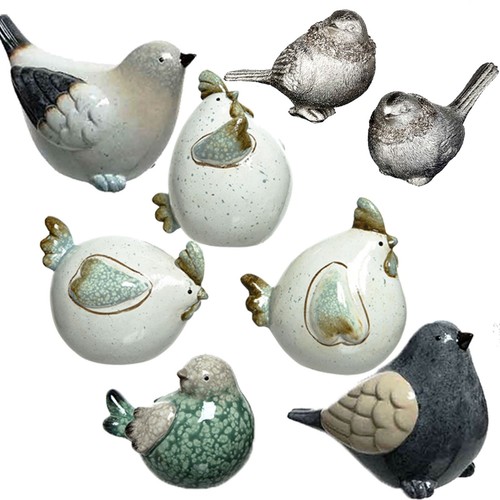 Small bird ornaments - small,