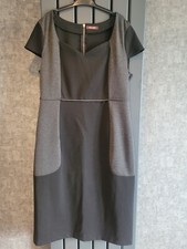 Savoir Black and Grey Dress. Size Uk 14