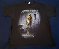 Megadeth Countdown To Extinction T Shirt XL VG Vintage Black