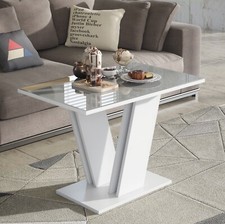  Glass Coffee Table White or