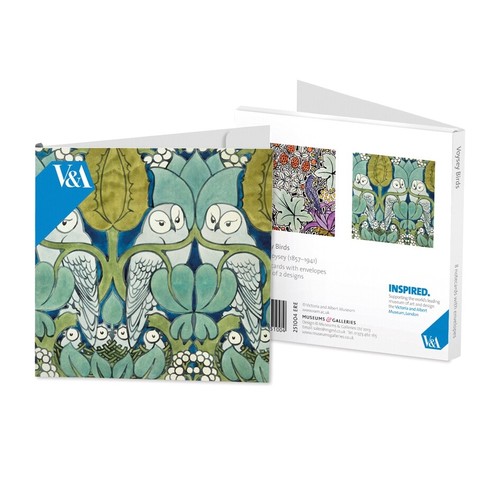 Cfa voysey birds notelet - notelet, card