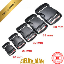 25mm Plastic Release Buckle Fastener Backpack Side Release Clip Webbing Strap