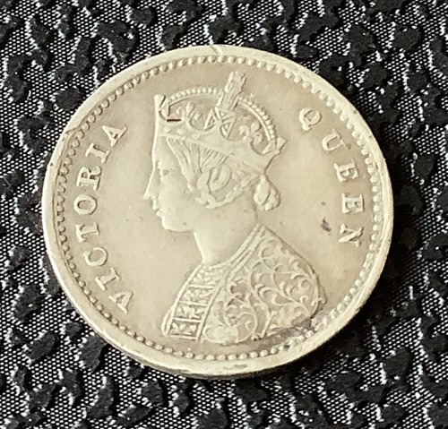 1874 two annas - annas, silver