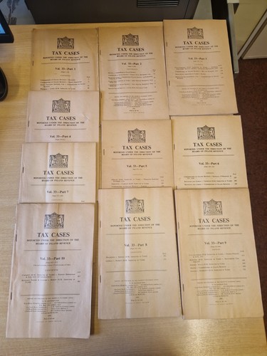 Tax cases inland revenue - cases,