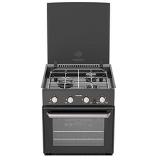 Thetford Spinflo Oven Hob Grill Triplex LPG Cooker Black Caravan Boat Camper