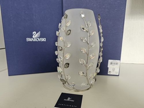 Swarovski crystal leaves vase - swarovski, 'leaves