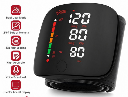 Wrist blood pressure monitor - wrist,