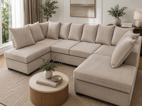 Seater shape sofa - u,