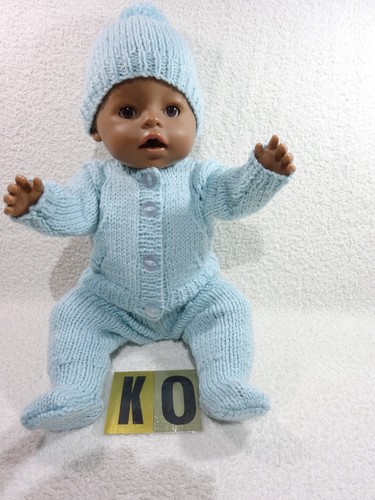 Hand knitted clothes for - hand,