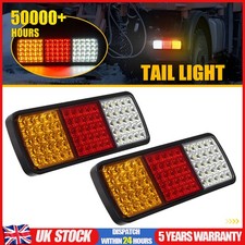 2Pc 12V LED Rear Tail Lights