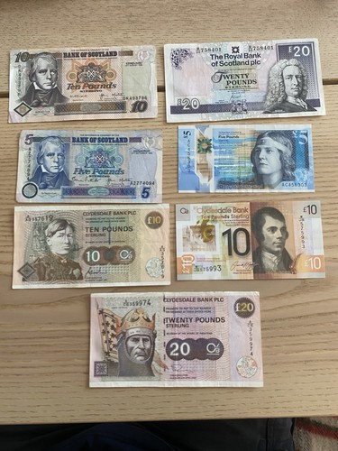 Scottish bank notes circulated - bank,