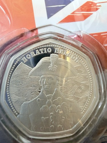 Coin horatio nelson - coin, naval