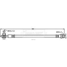 Brake Hose For VW Golf MK6 1.6