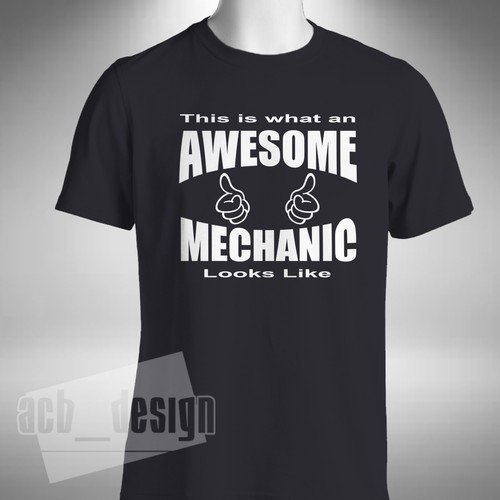 Awesome mechanic men shirt - mechanic, t-shirt