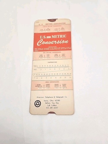 Vintage metric conversion - vintage,