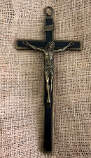 Antique French brass wall