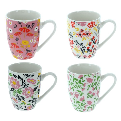 Coffee mugs stoneware - 4x,