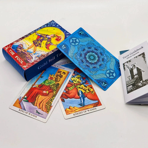Gold foil traditional tarot - traditional,
