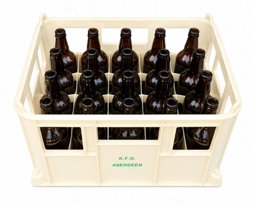 Strong plastic bottle crate - bottle,