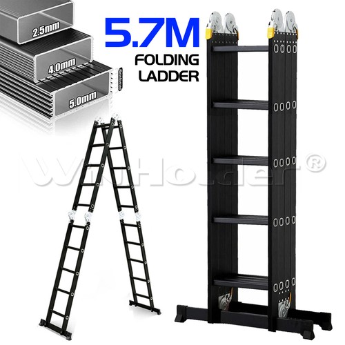 Aluminium folding ladder - folding,
