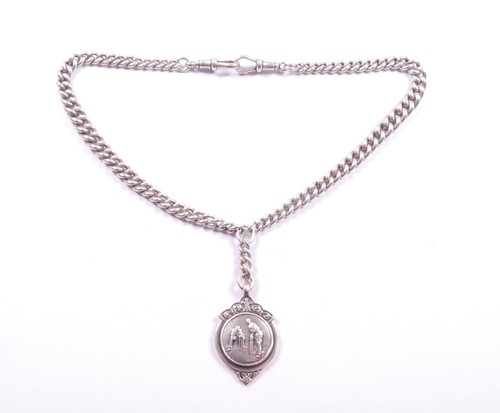Antique graduated albert chain - graduated,