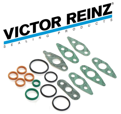 Engine oil pan seal gasket - engine, set