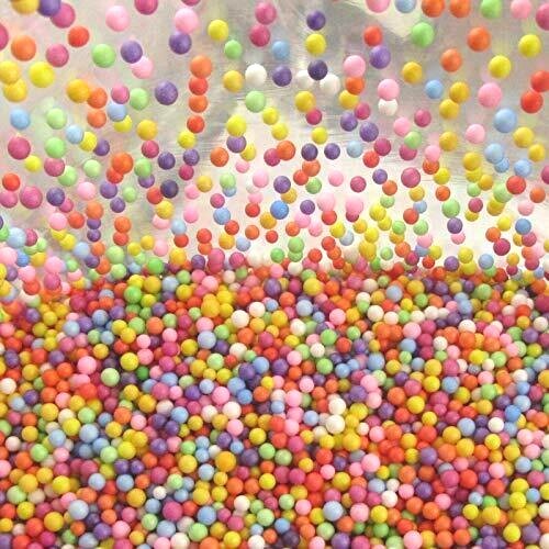 Coloured styrofoam balls - styrofoam,
