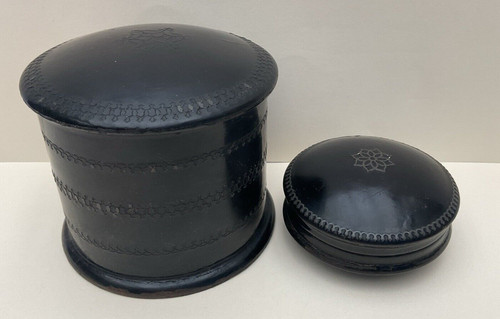 Victorian snuff box round - victorian, box-