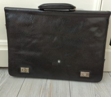 Mont Blanc Black Leather