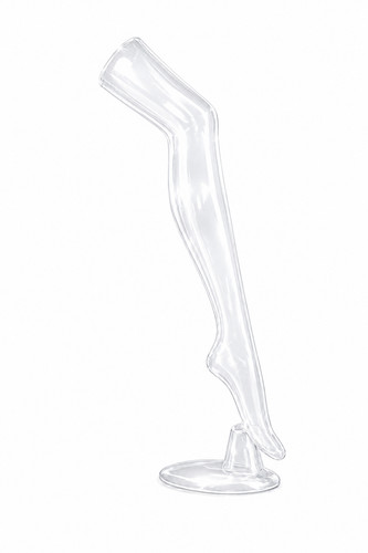 Transparent female mannequin - transparent,