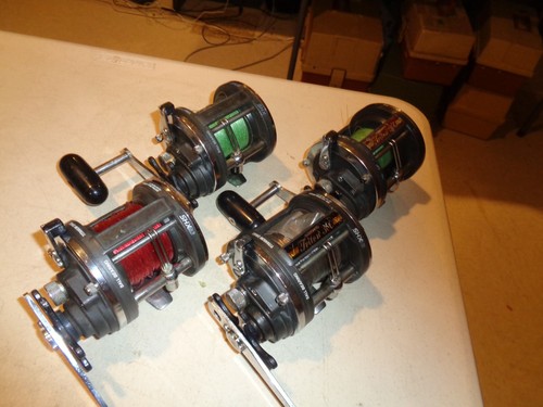 Shimano triton 300 levelwind - 4,