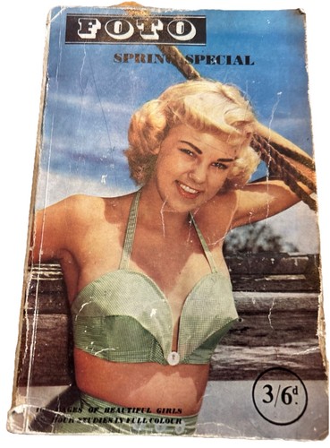 Vintage glamour foto magazine - vintage,