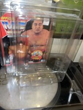 Hasbro WWF Wrestling Plastic Figure Case Protector With Hook Figure Not Included