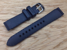 Seiko 16mm Black Rubber Watch Strap - N.O.S