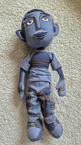 Vintage darren denim rag doll - denim,