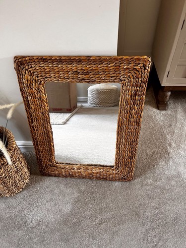 Rattern wall mirror lovely - mirror,