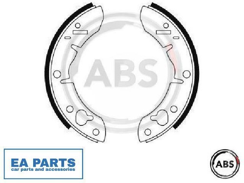 Brake shoe set for - set, austin