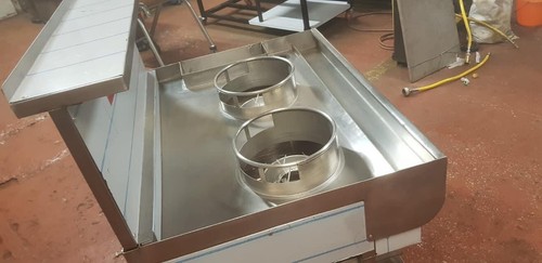 Wok cooker heavy - wok, burner